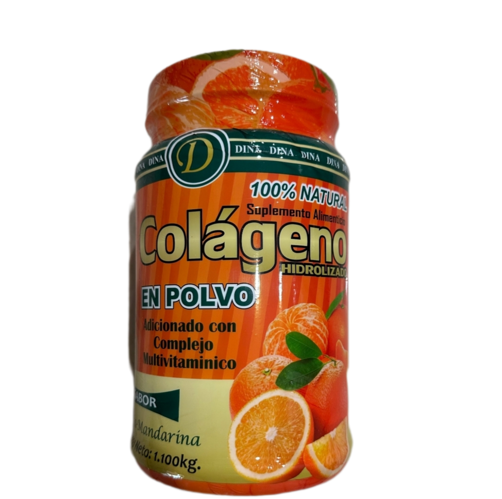 Colageno Hidrolizado en Polvo (sabor naranja Mandarina) 1.100 kg.