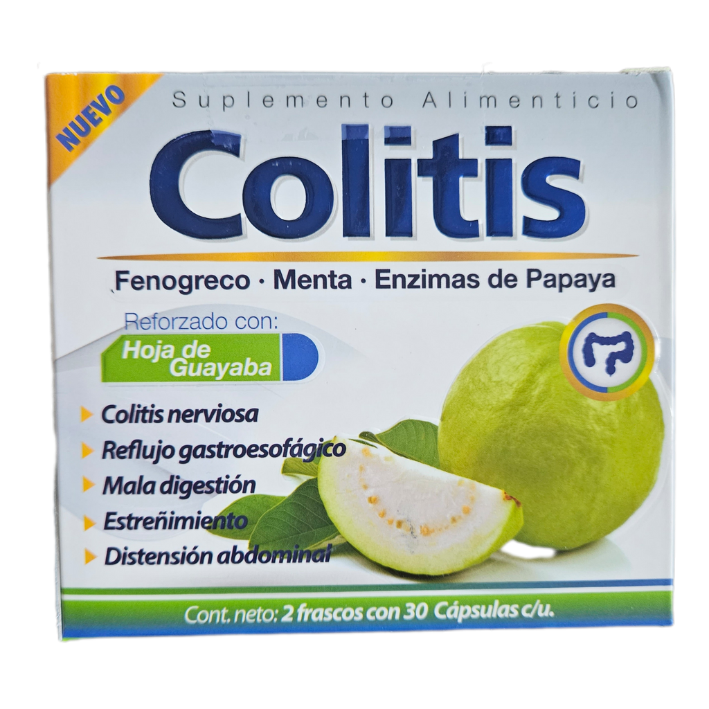 Colitis (Fenogreco-Menta-Enzimas de Papaya)