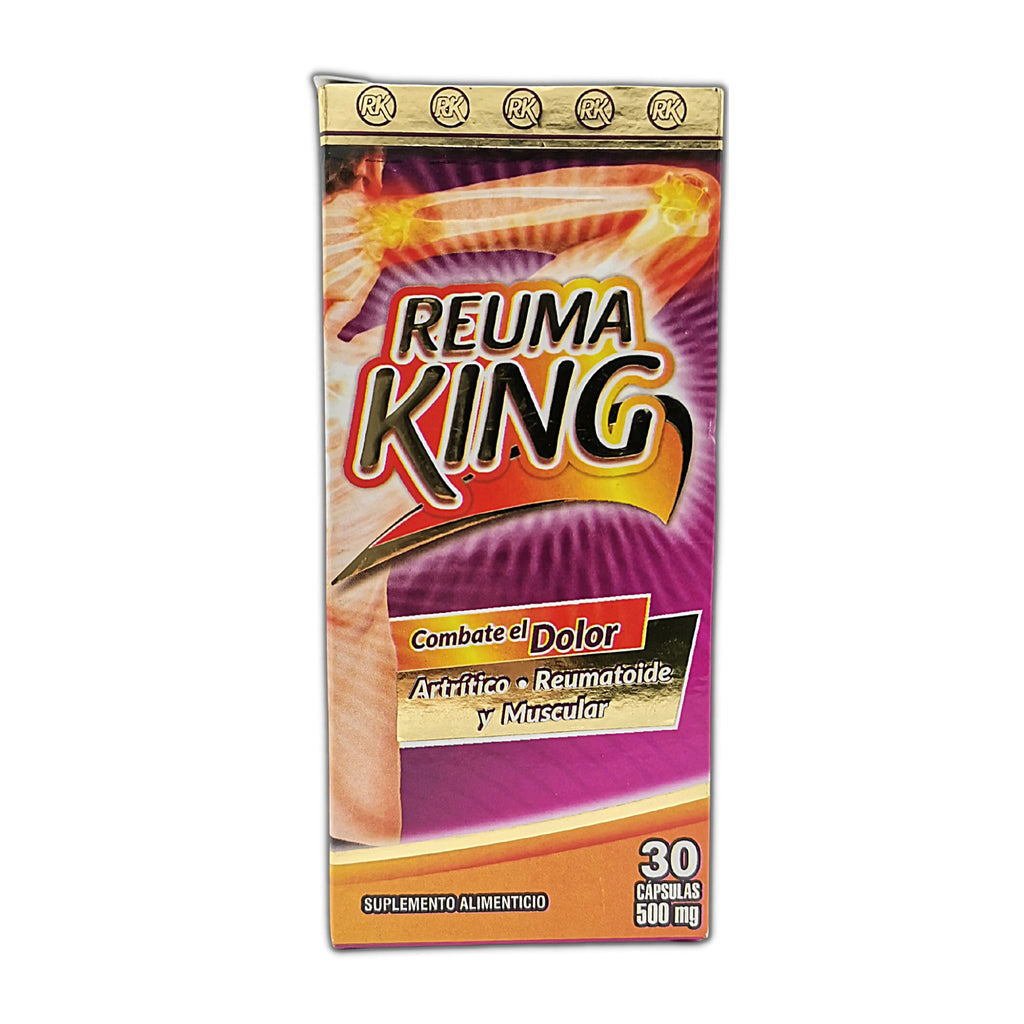 Reuma King (combate dolor) - 30 capsules. 500mg.